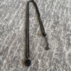 Kendra Scott Black Pendant Necklace